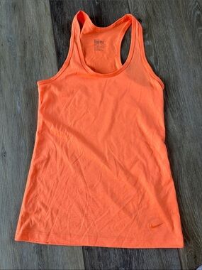 Nike Bright Orange Racerback Tank Top